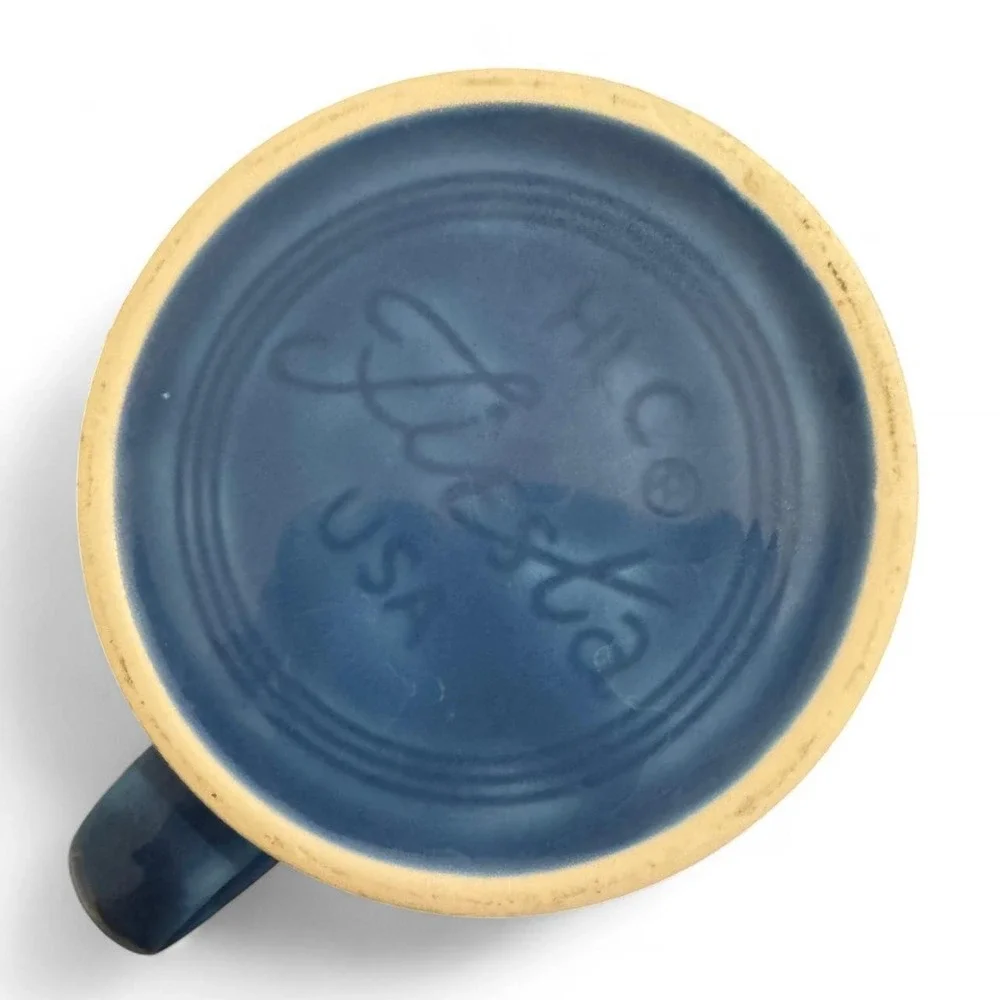 Fiesta Ware 12 oz Java Coffee Mug in blue